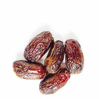 a bunch of dates on a white background