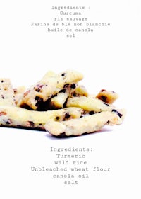 a list of ingredients on a white background