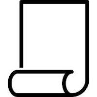a line icon of a book on a white background