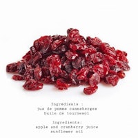 cranberries on a white background