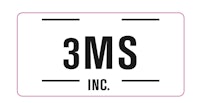 3ms inc logo on a pink background