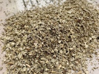 a pile of dried herbs on a table