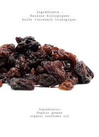 an image of raisins on a white background
