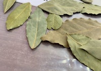 a bunch of dried leaves on a table